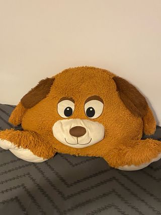 Peluche perro grande marrón