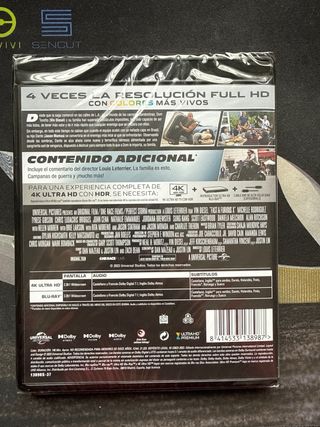 Colección Fast & Furious 4K UHD + Blu-ray Lote