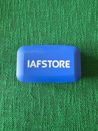 Pillbox porta pillole 5 scomparti azzurro nuovo