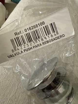 Válvula Push para Desagüe