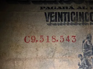 2 Billetes 25 Pesetas Banco de España 1928