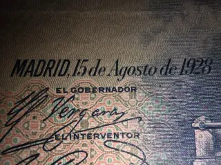 2 Billetes 25 Pesetas Banco de España 1928