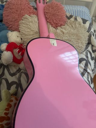 Guitarra Clásica Rosa Infantil
