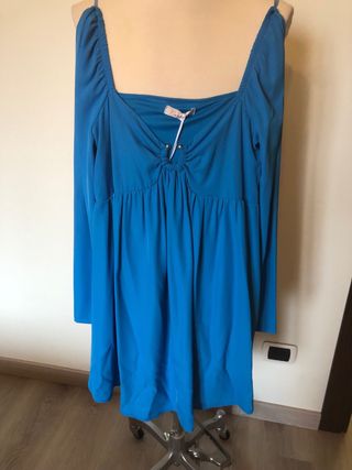 Abito donna turchese nuovo tg M