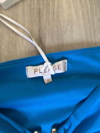 Abito donna turchese nuovo tg M