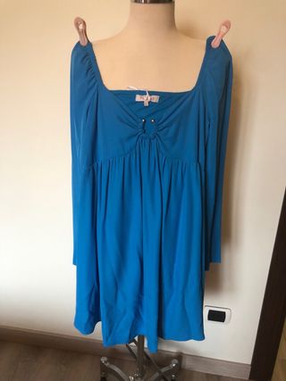 Abito donna turchese nuovo tg M