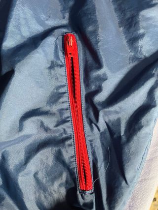 Cortavientos Nike Rojo y Azul vintage