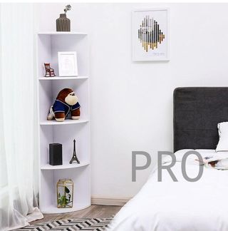 Scaffale angolare a 4 livelli