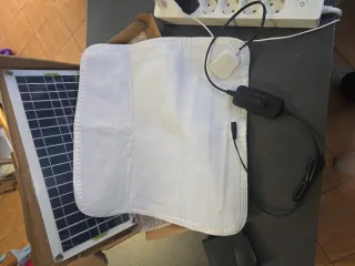 Kit solar portátil con manta térmica