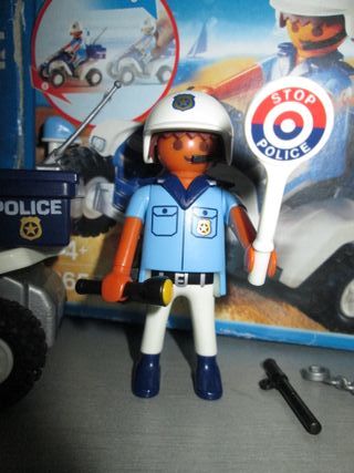 Playmobil City Action Policía Quad.