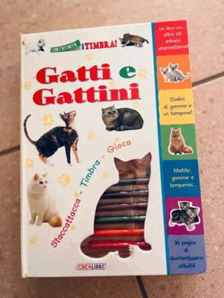 Staccaccatta e timbra “Gatti & Gattini” libro