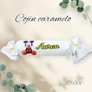 Cojín antivuelco caramelo bebé