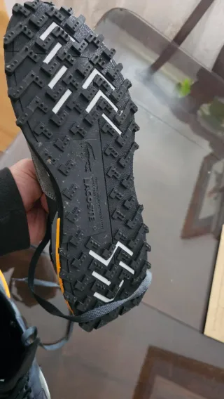 Zapatillas Lacoste Hombre Gris/Naranja