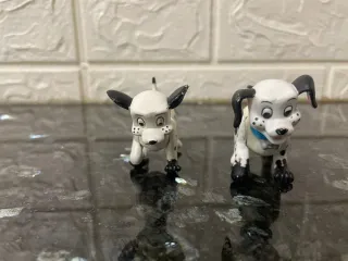 Lote 16 Figuras Perros Dálmatas retro vintage