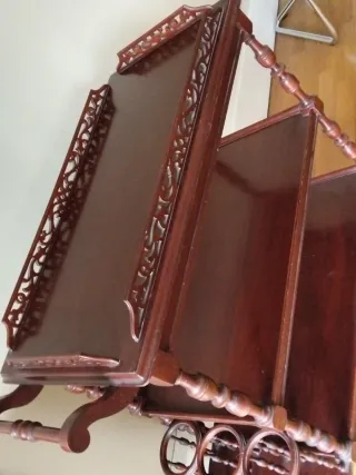 Carrito camarera de madera