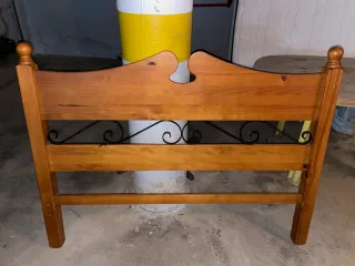 Cabecero 135cm Madera y Forja