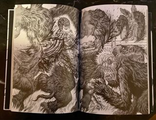 The artwork of Berserk Exhibition Artbook