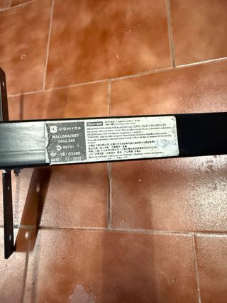 Soporte pared saco boxeo