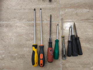 Lote de 8 destornilladores