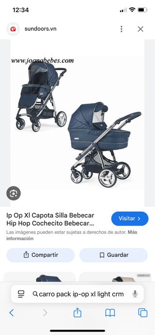 Carrito bebé 3 piezas + bolso Precio negociable