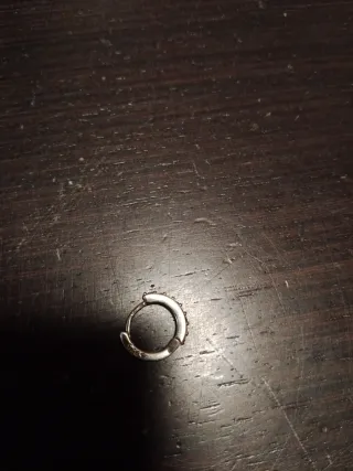 Pendientes niña plata multicolor