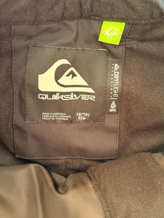 Pantalón de Ski Quiksilver Negro
