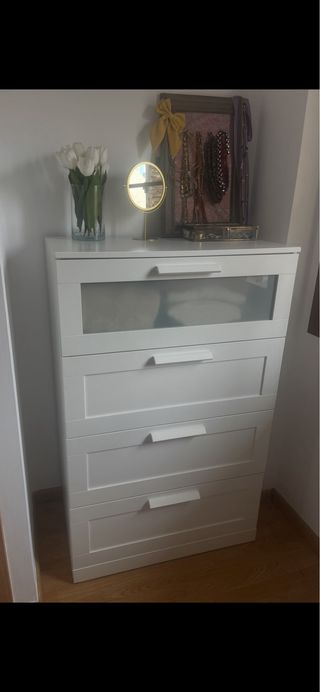 Cómoda Ikea Blanca 4 Cajones