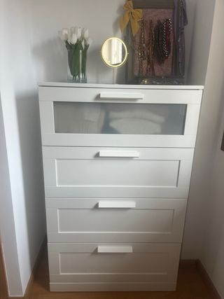 Cómoda Ikea Blanca 4 Cajones