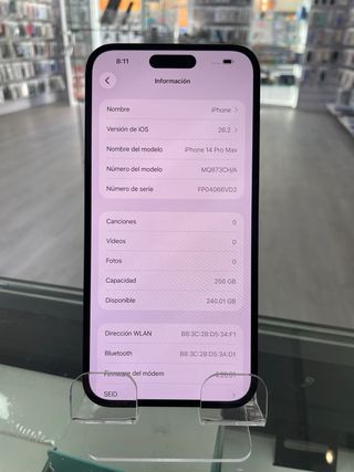 iPhone 14 Pro Max 256GB Originale Nero