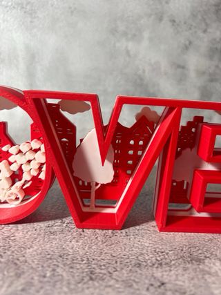 Decoración LOVE Escena Interior