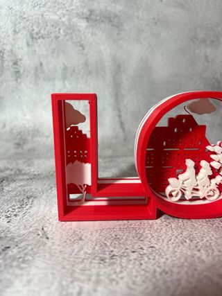 Decoración LOVE Escena Interior