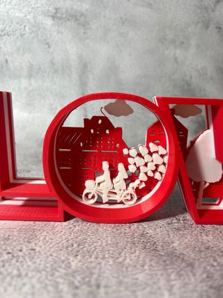 Decoración LOVE Escena Interior