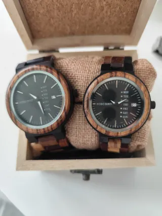 Reloj DUO DUO BIRD Madera Original