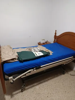Cama Geriátrica Articulada con colchón