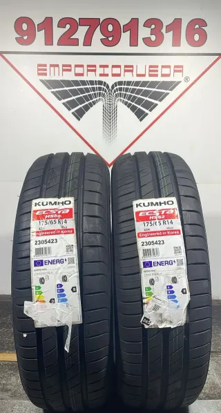 175 65 14 H KUMHO RUEDA NUEVA YA MONTADA
