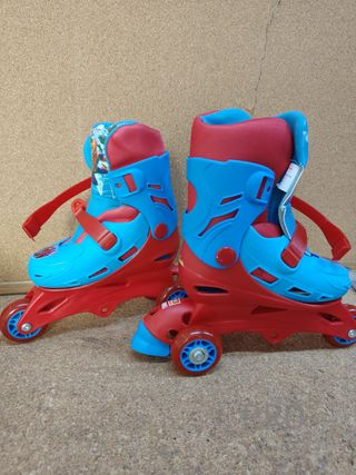 Patines 3 ruedas Spiderman