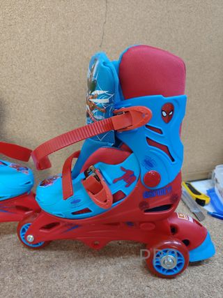Patines 3 ruedas Spiderman