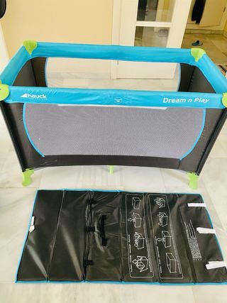 Cuna Portátil Hauck Dream n Play + colchón
