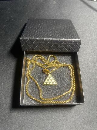 Colgante Pintadera Canaria Dorada