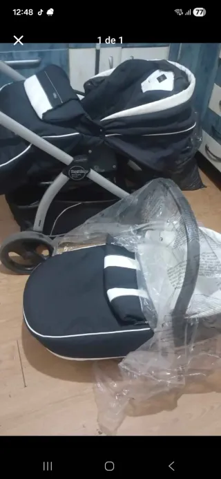 Carrito de bebé 2 piezas