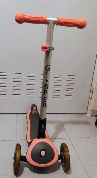 Patinete 3 Ruedas Niña Rosa