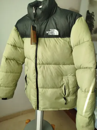 Chaqueta The North Face Negra y Verde
