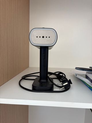 Plancha de vapor portátil negra