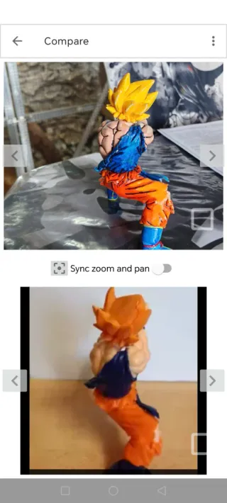 ​GOKU SUPER SAIYAN Custom Paint - Efecto Luz OSL