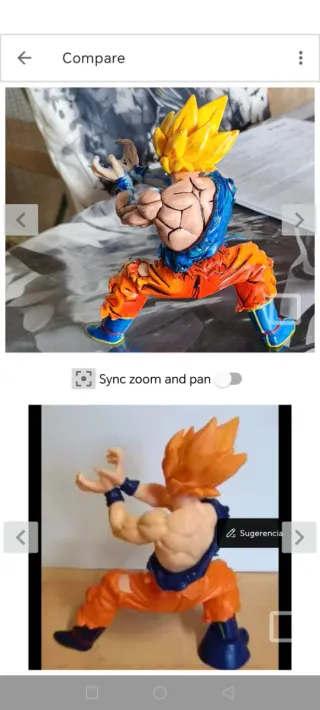 ​GOKU SUPER SAIYAN Custom Paint - Efecto Luz OSL