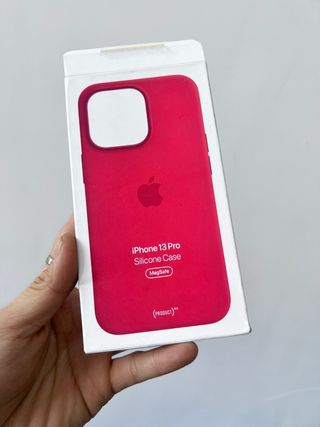 Funda iPhone 13 Pro Silicona MagSafe Roja