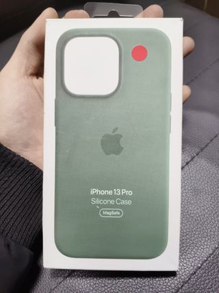 Funda iPhone 13 Pro Silicona MagSafe Verde