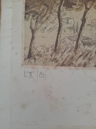 Cuadro antiguo vintage