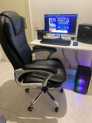PC Escritorio Completo + Silla Negra