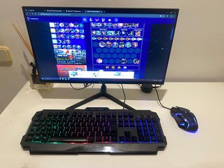 PC Escritorio Completo + Silla Negra